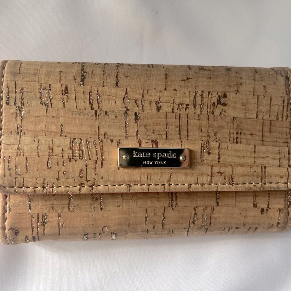 Kate Spade Tan Clutch Wallet